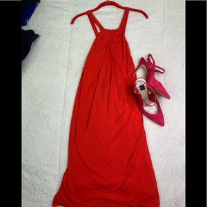 DVF Red Dress